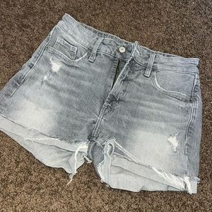 Light wash black Jean shorts